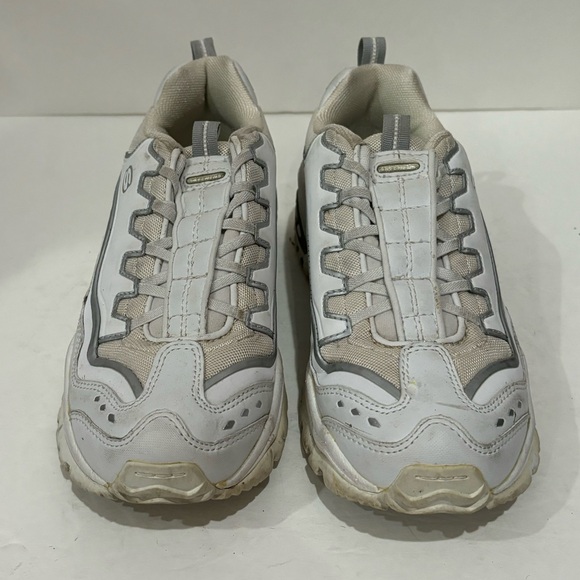 SKETCHERS Women’s Running Gym Shoes Sneakers - white, size 7.5 - Picture 2 of 5